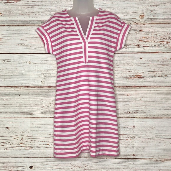 Vineyard Vines Dresses & Skirts - Vineyard Vines Knit Stripe Swing Dress In Pink and White Sz XXS